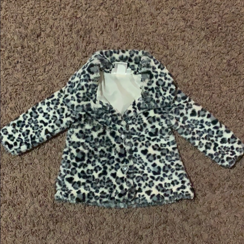 Baby Girl Cheetah Print Blazer - 3-6 Months
